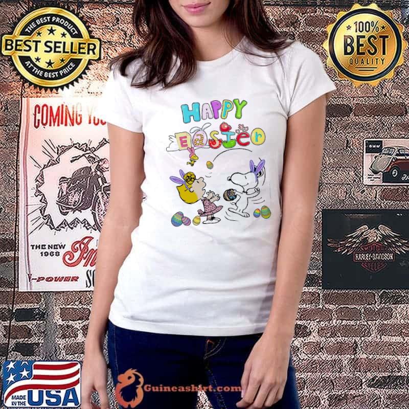Snoopy sally brown Happy easter shirt