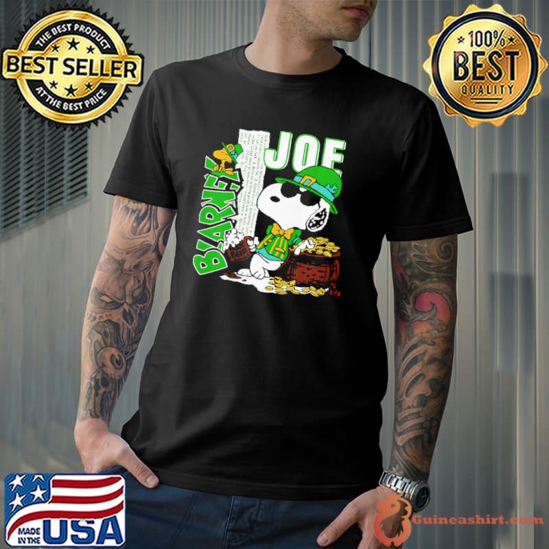 Snoopy woodstock happy st patrick's day blarney shirt