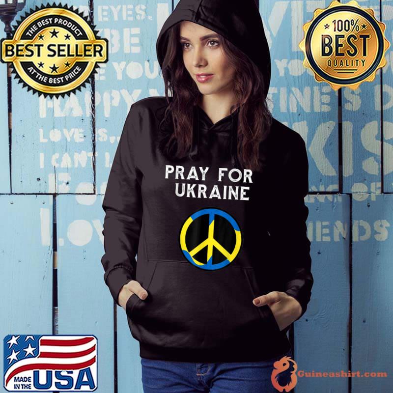 Support Ukraine Stand I With Ukraine Ukrainian Flag America T-Shirt Hoodie