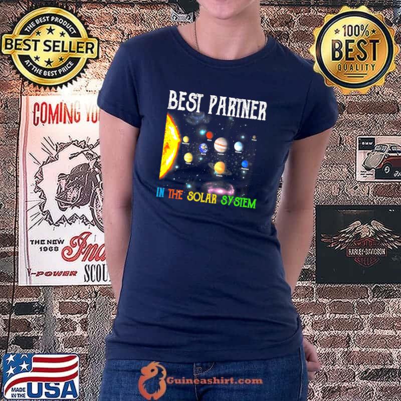 The Best Partner In The Solar System Family Matching Premium T-Shirt Ladiestee