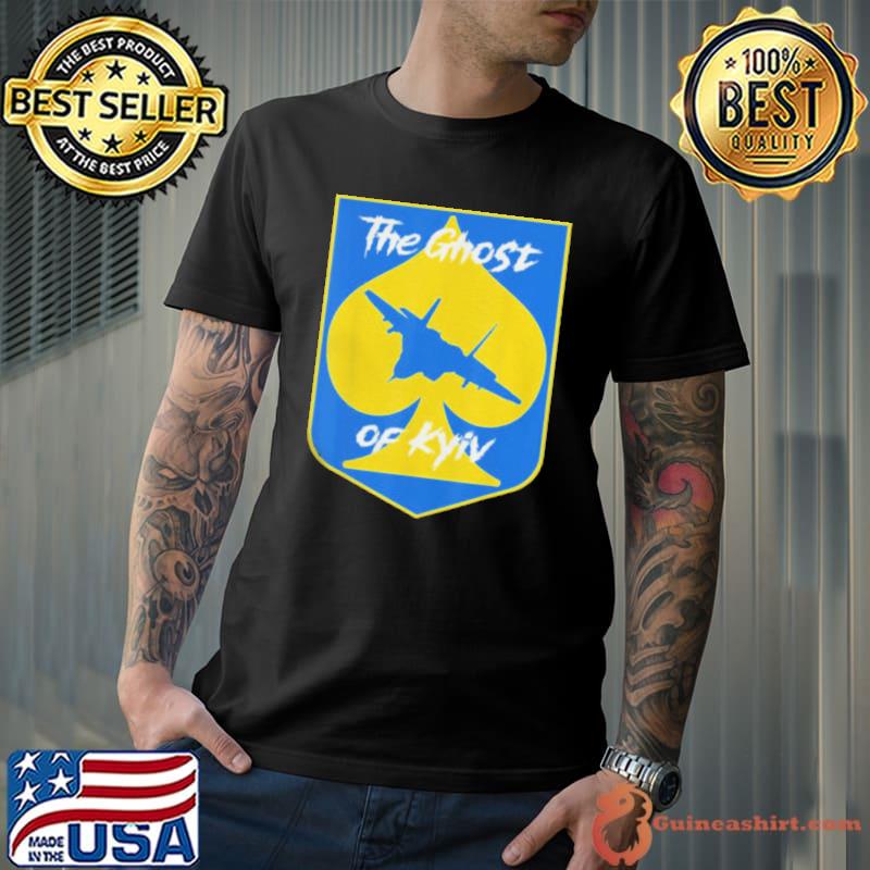 The ghost of kyiv Ukraine ace fighter pilot shirt