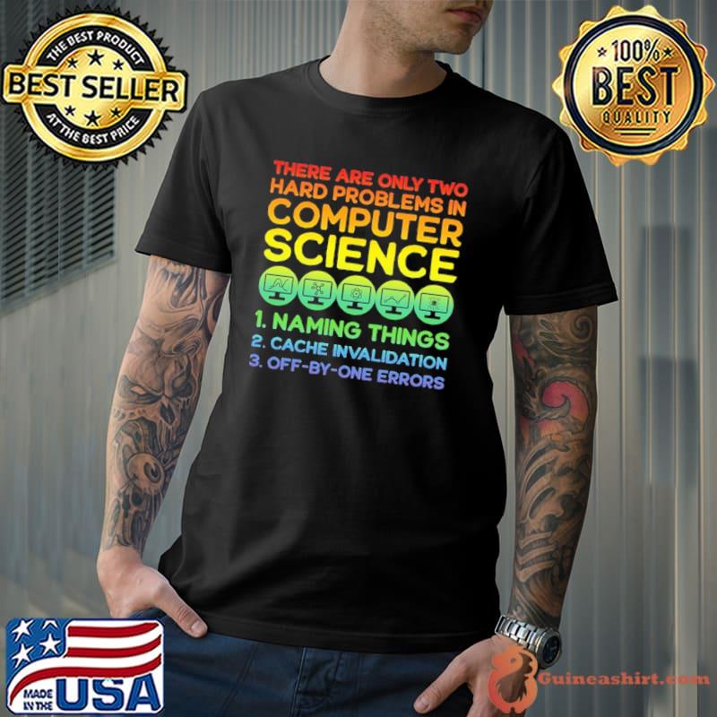 There Are Only Two Hard Problems In Computer Science Shirt Unisex
