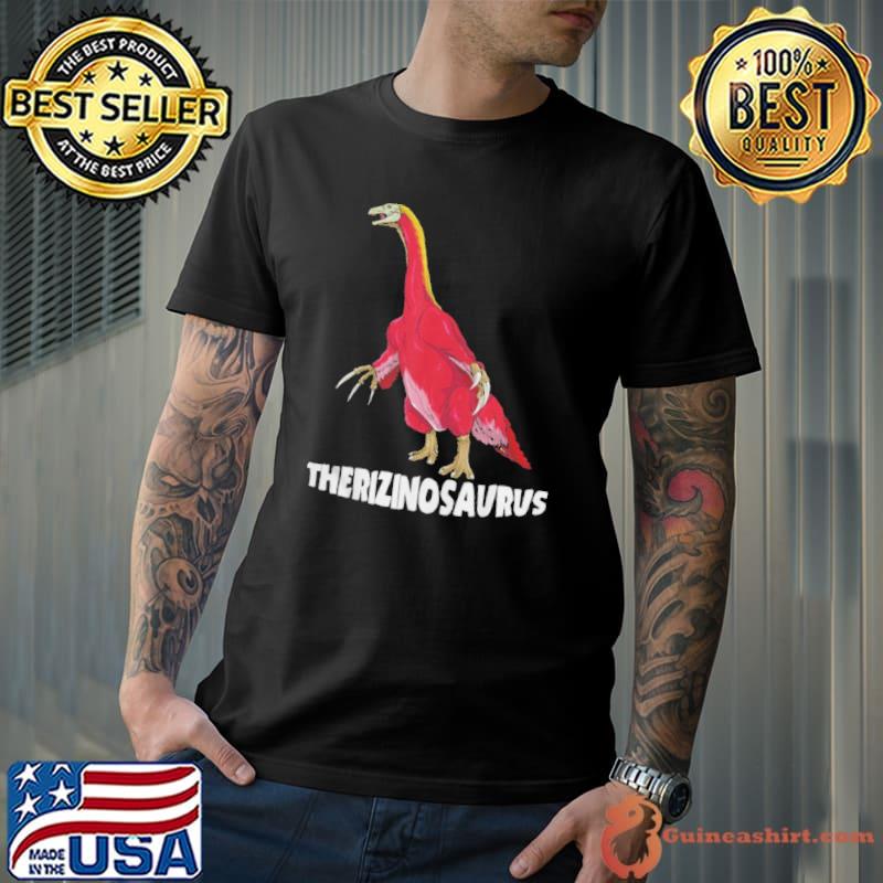 Therizinosaurus dinosaur design shirt