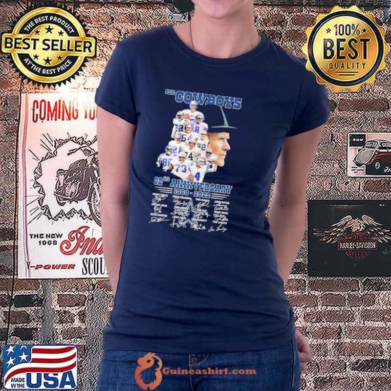 Thw Cowboys 62nd Anniversary 1960 2022 Shirt Ladiestee
