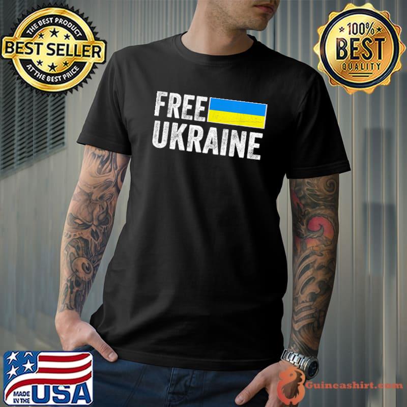 Top Support Ukraine I Stand With Ukraine Flag Free Ukraine T-Shirt