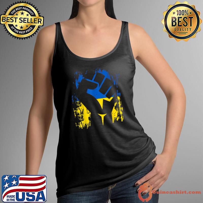 Top Ukraine T-shirt Ukrainian Flag Stand With Ukraine DNA T-Shirt Tank Top