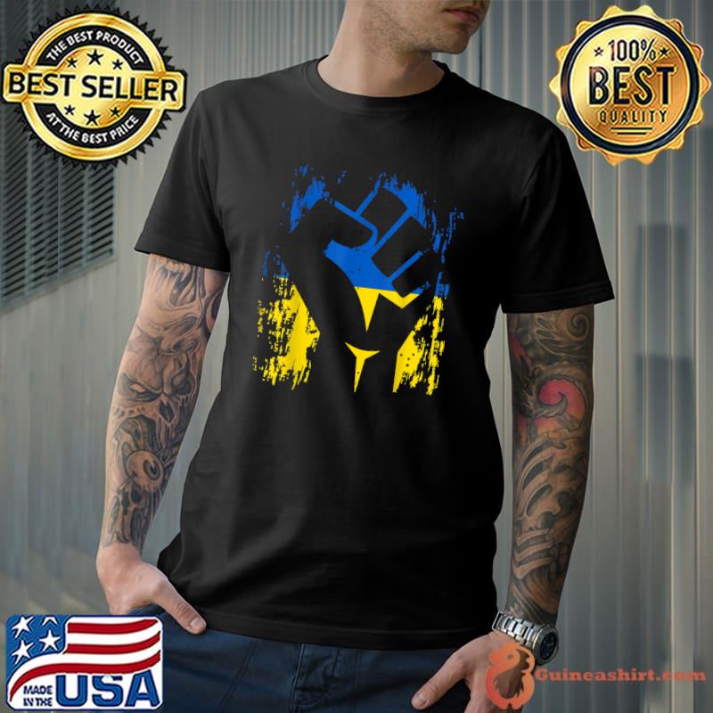 Top Ukraine T-shirt Ukrainian Flag Stand With Ukraine DNA T-Shirt