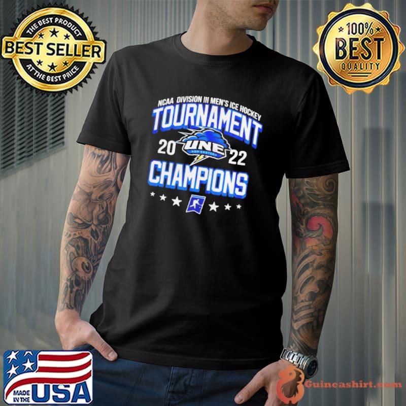 U new england nor'easters 2022 ncaa Division iiI men's ice hockey champions shirt