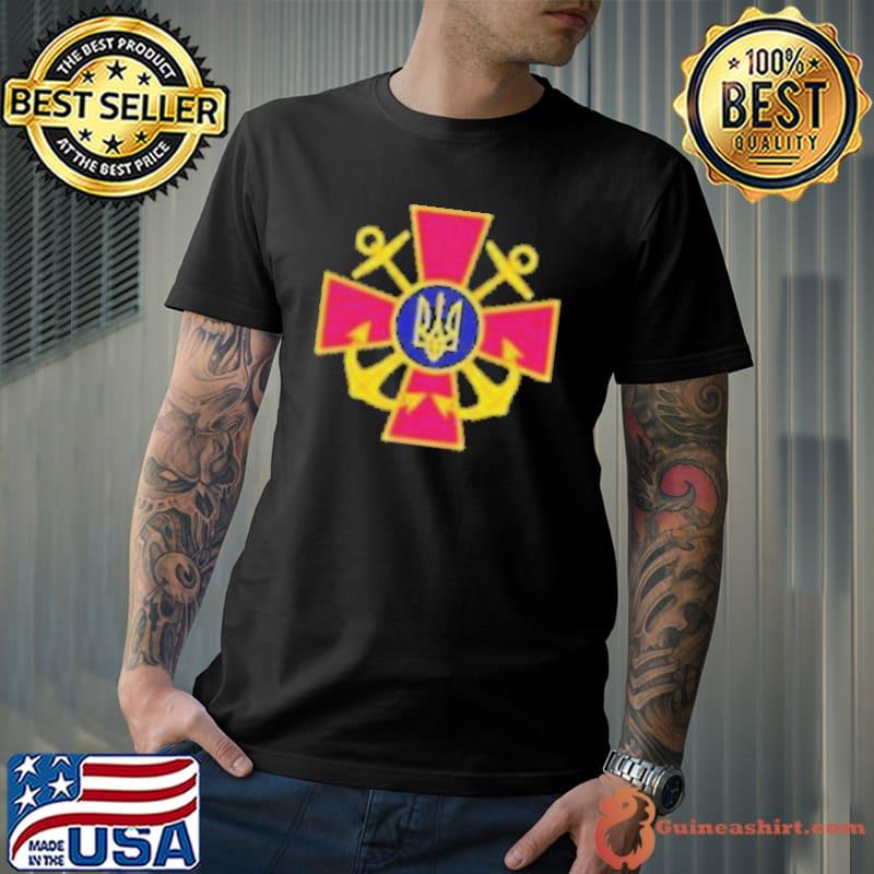 Ukrainian navy emblem Ukraine navy armed forces shirt