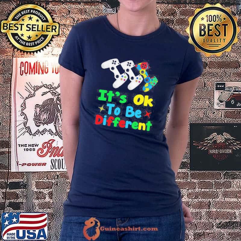 Video game autism its ok to be different shirt