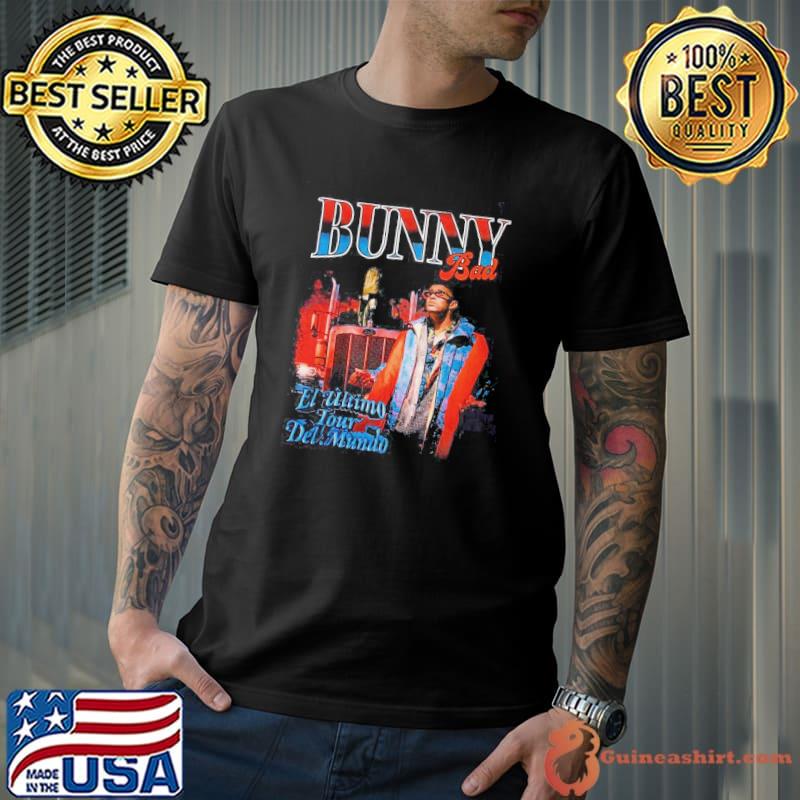 Vintage bad bunny rapper tour retro bootleg 90s Unisex