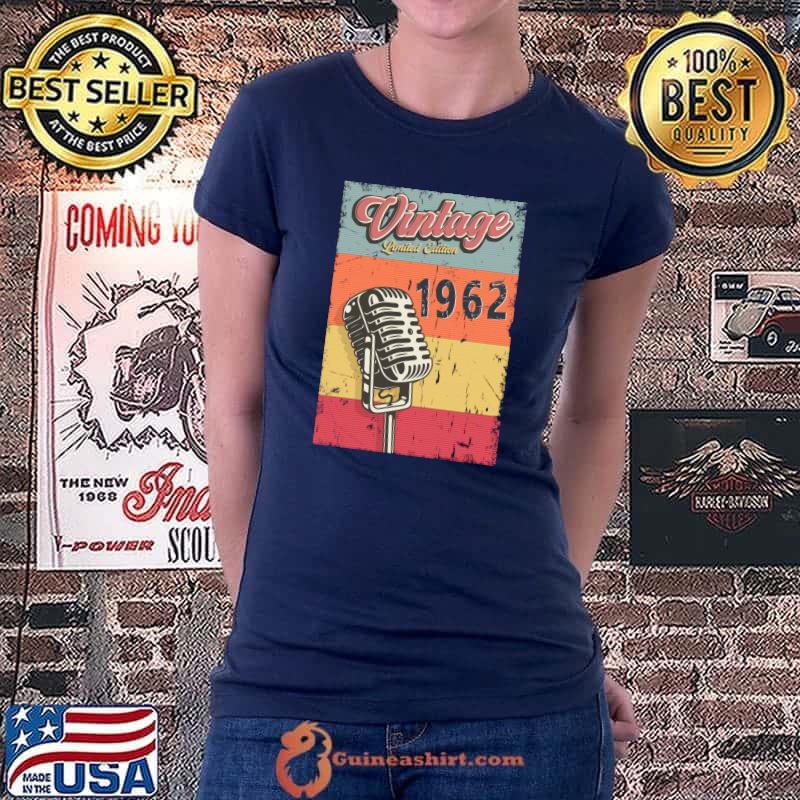 Vintage Best Of 1962 60th Birthday 60 year old T- Ladiestee