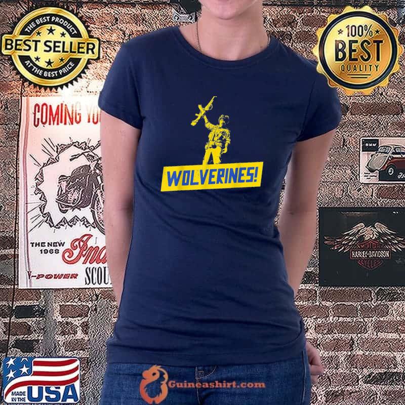 Wolverines Support Ukraine T-Shirt Ladiestee