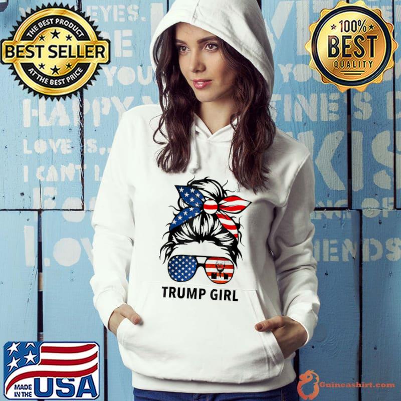 Yes I’m A Trump Girl Get Over It – Trump 2024 Election T-Shirt Hoodie