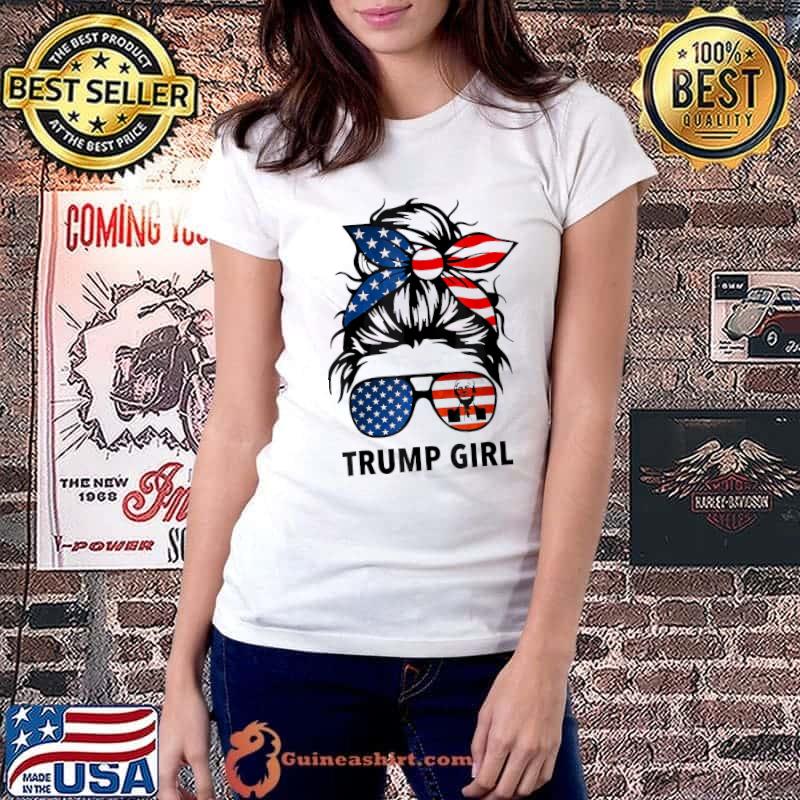 Yes I’m A Trump Girl Get Over It – Trump 2024 Election T-Shirt Ladiestee