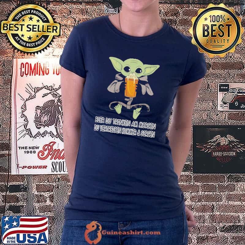 Yoda beer bier du trinken am morgen du vertreiben Kummer and Sorgen Ladiestee