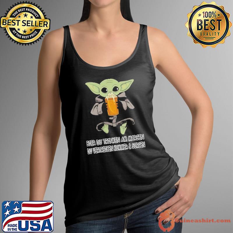 Yoda beer bier du trinken am morgen du vertreiben Kummer and Sorgen Tank Top