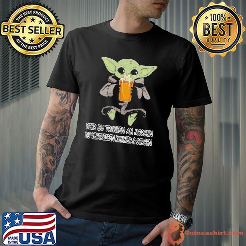 Yoda beer bier du trinken am morgen du vertreiben Kummer and Sorgen Unisex