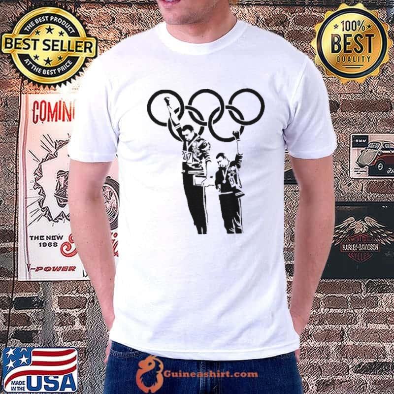1968 olympic protest john and tommie ultra cotton shirt