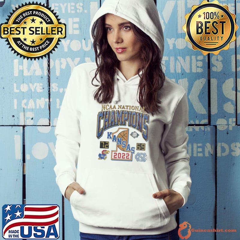 2022 NCAA National Champions Kansas Jayhawks 72 North Carolina Tar Heels 69 Hoodie