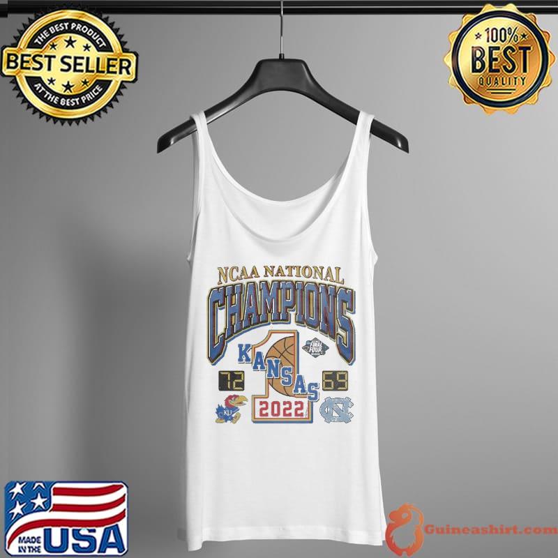 2022 NCAA National Champions Kansas Jayhawks 72 North Carolina Tar Heels 69 Tank Top