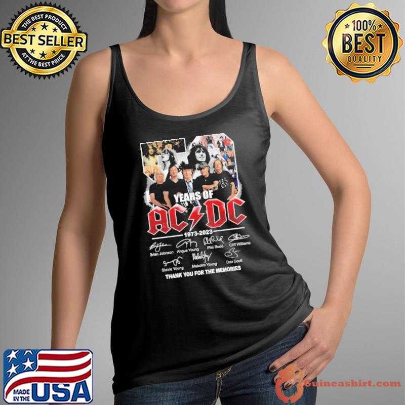 59 Years Of ACDC Thank You For The Memories Shirt Tank Top