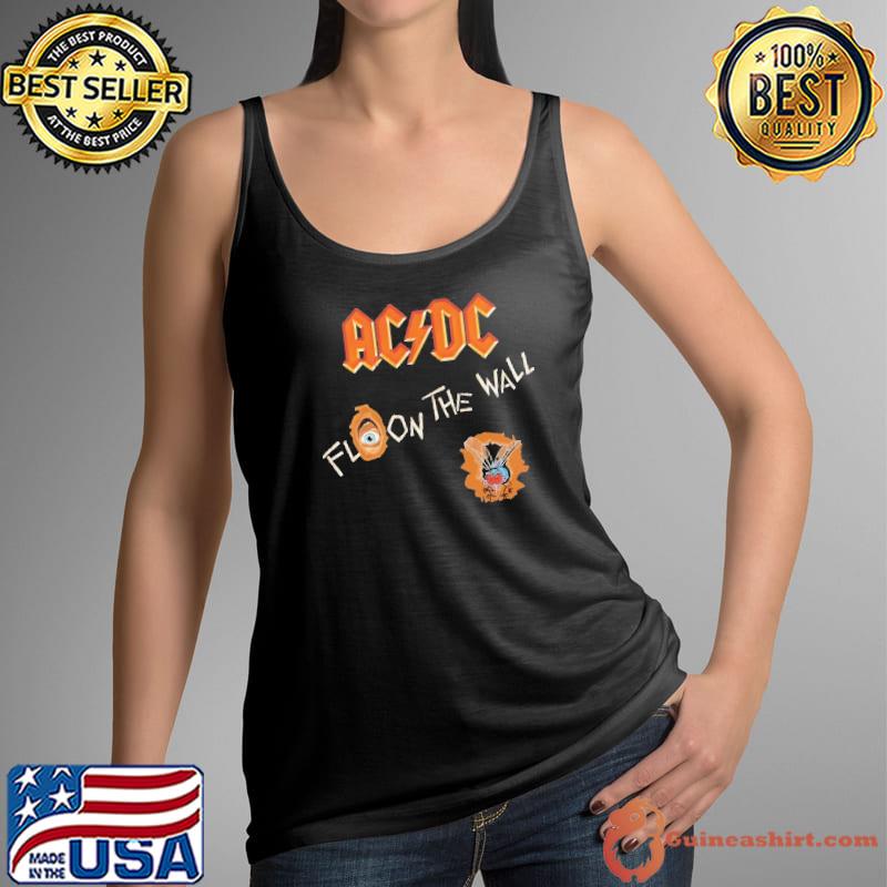 ACDC Fly ON The Wall Comic Shirt Tank Top