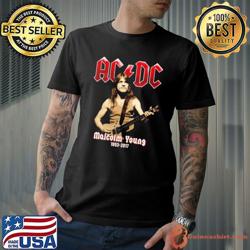ACDC Malcolm Young 1953 2017 Shirt