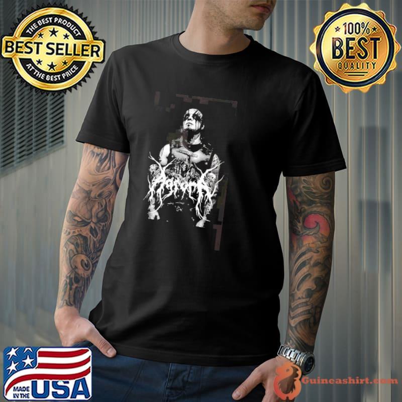 Agrona death metal band design shirt