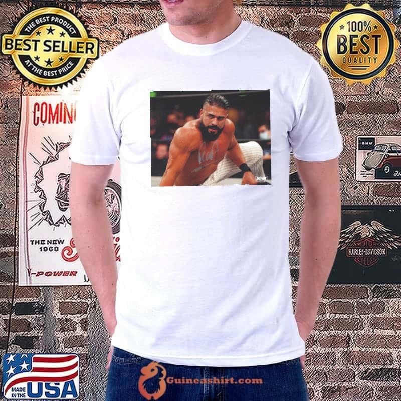 Andrade El Idolo AEW Autographed Shirt