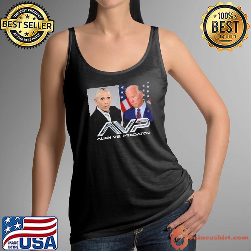 AVP Alien Vs Predator Obama Joe Biden Shirt Tank Top