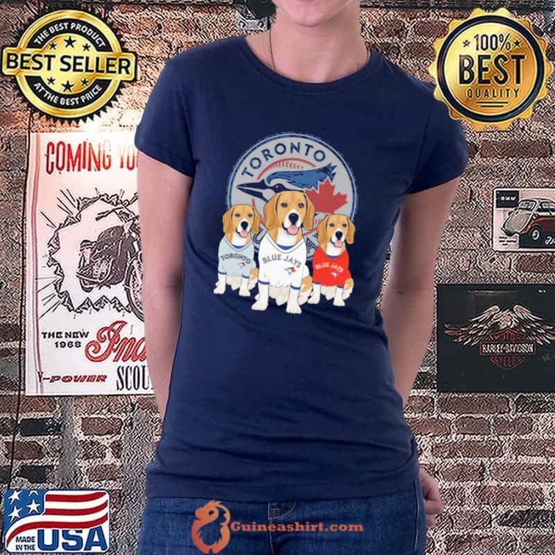 Beagle Dog Blue Jays Toronto Shirt Ladiestee