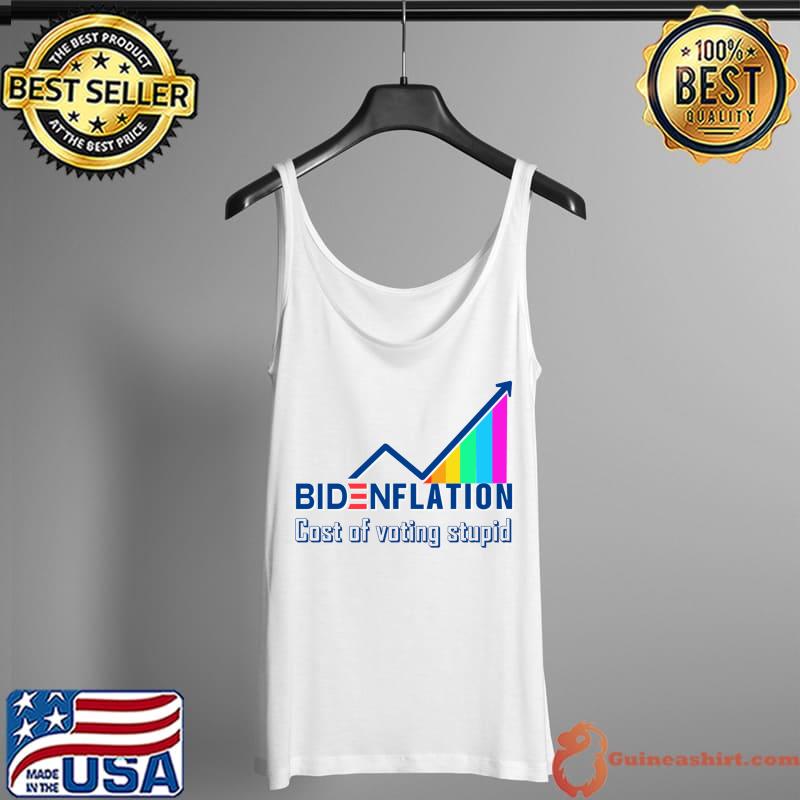 Bidenflation cost of voting stupid inflation graph Classic T-Shirt Tank Top