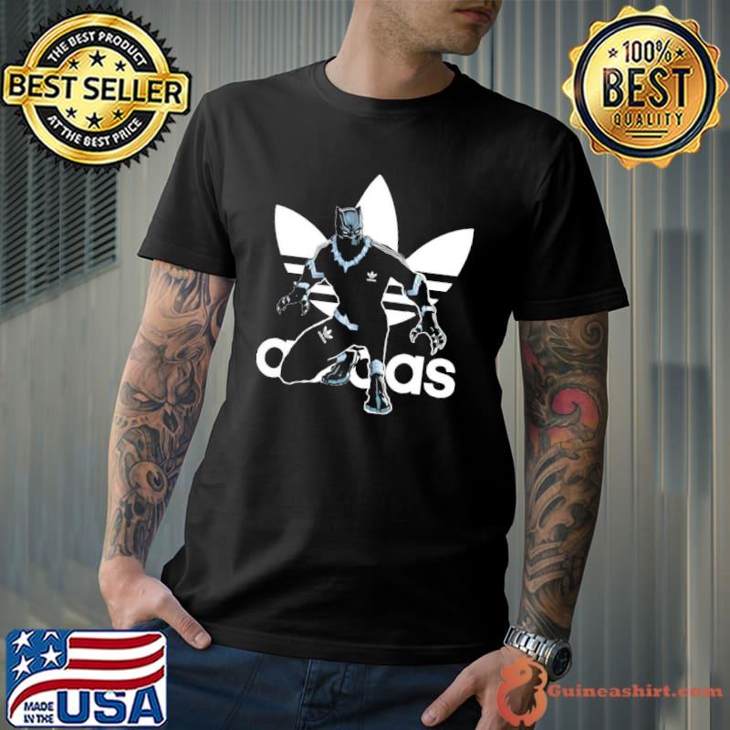 Black panther sports wear parody sporty art shirt