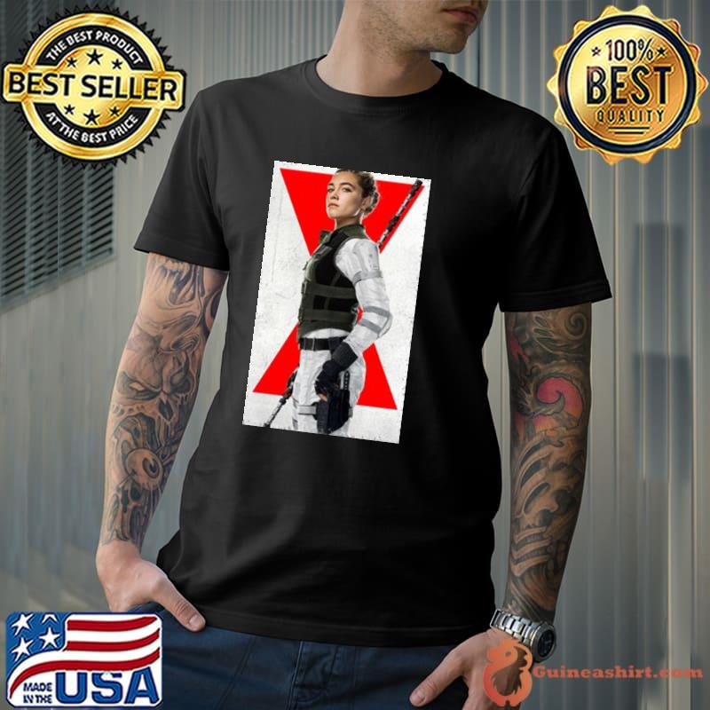 Black widow yelena belova artwork shirt
