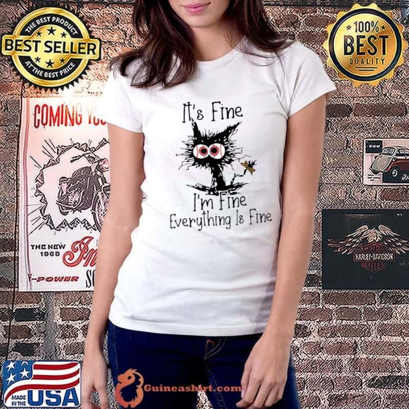 Bleached Baseball Mom Messy cat Softball Mom Mother's Day T-Shirt