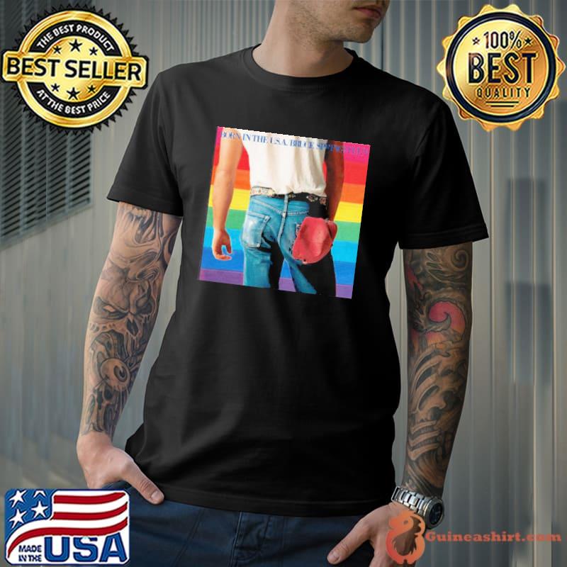 Born in the u.s.gay bruce springsteen shirt