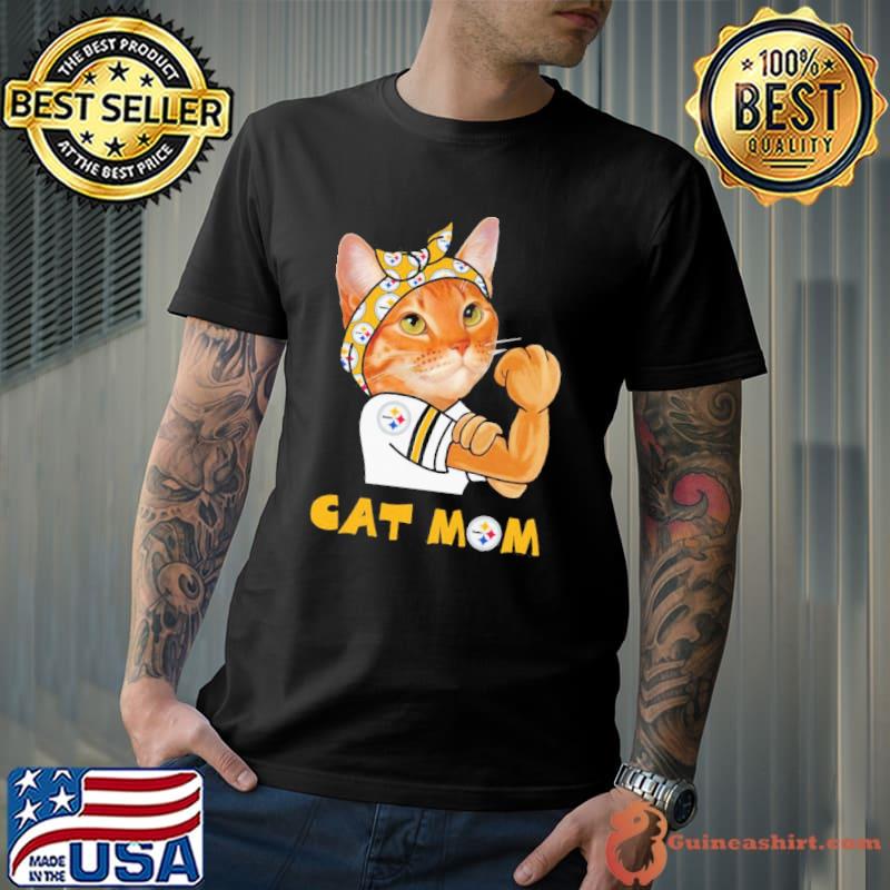 Cat Mom Steeler Shirt