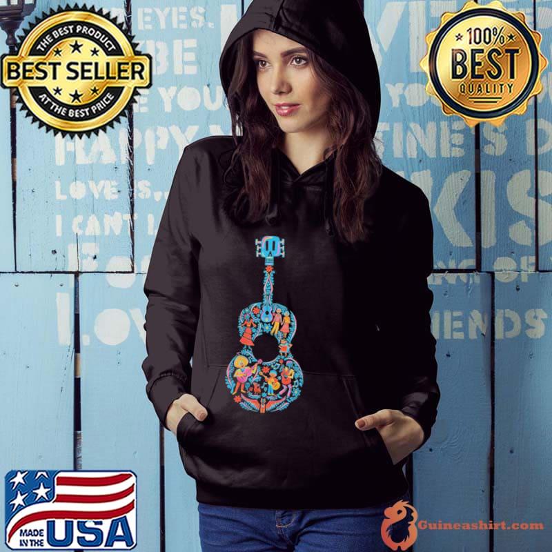Coco guitar art Hoodie
