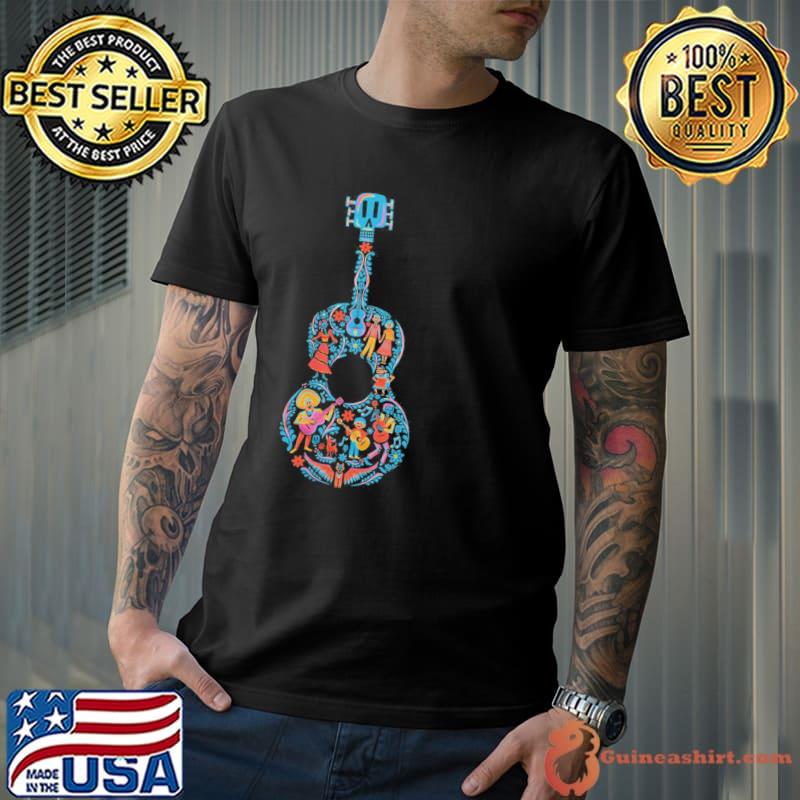 Coco guitar art shirt