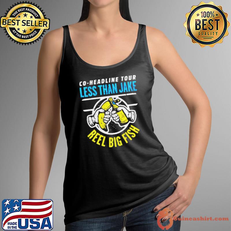Coheadline tour less than jake reel big fish Tank Top