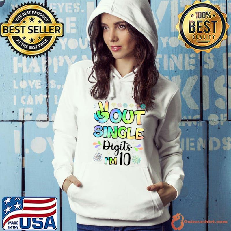 Colorful 10th Birthday Girls 10 Years Old Birthday T-Shirt Hoodie