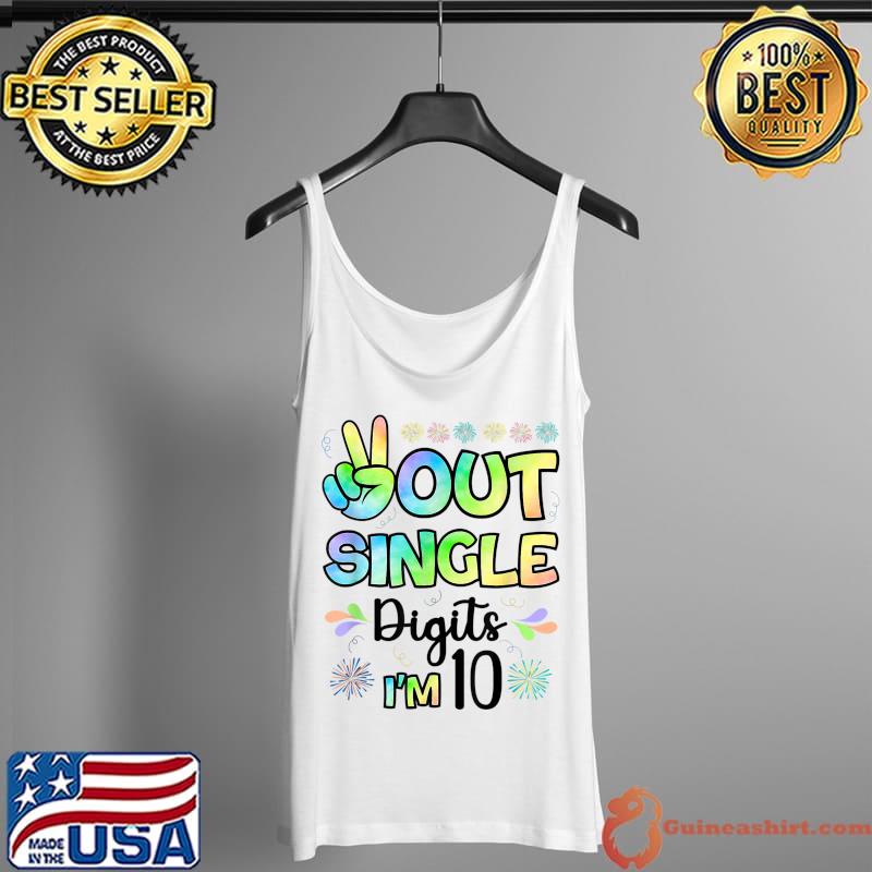 Colorful 10th Birthday Girls 10 Years Old Birthday T-Shirt Tank Top