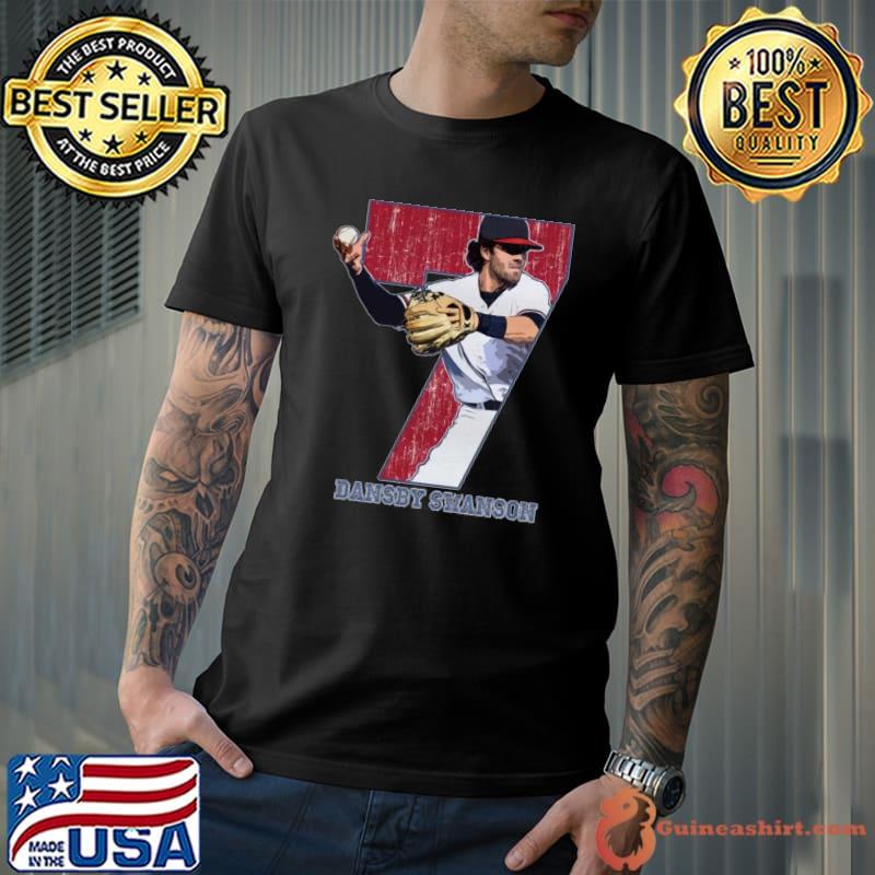 Dansby Swanson 7 T-Shirt - Guineashirt Premium ™ LLC