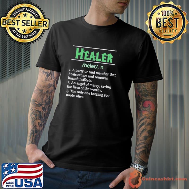 Definition of healer game shirt