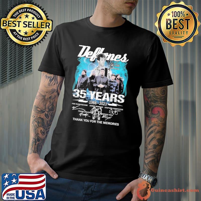 Deflones Hillel slovak 35 years 1988 2023 thank you for the memories shirt