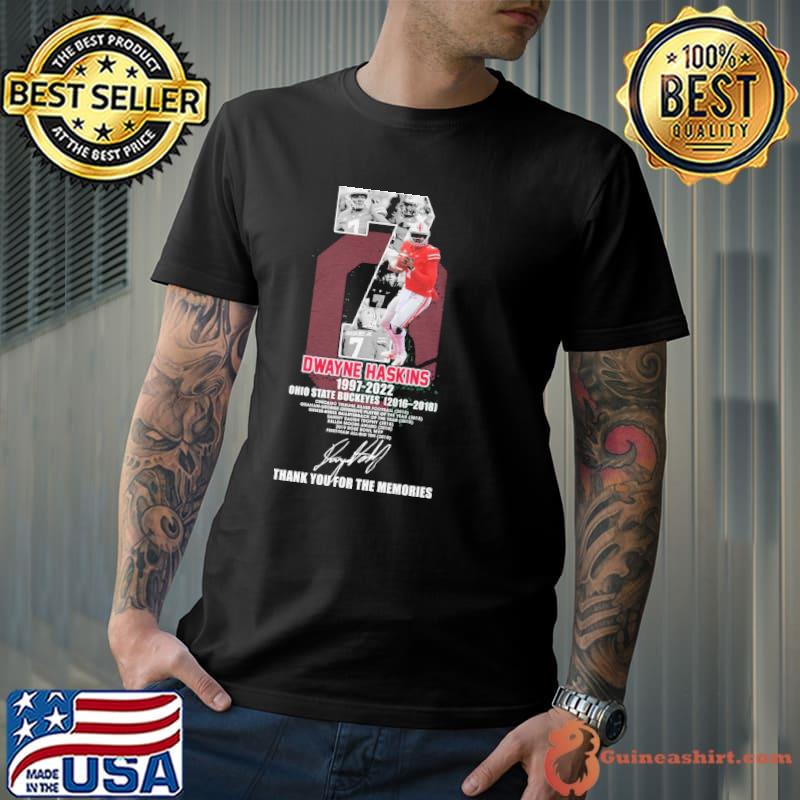 Dwayne Haskins 1977 2022 Thank You For The Memories Shirt