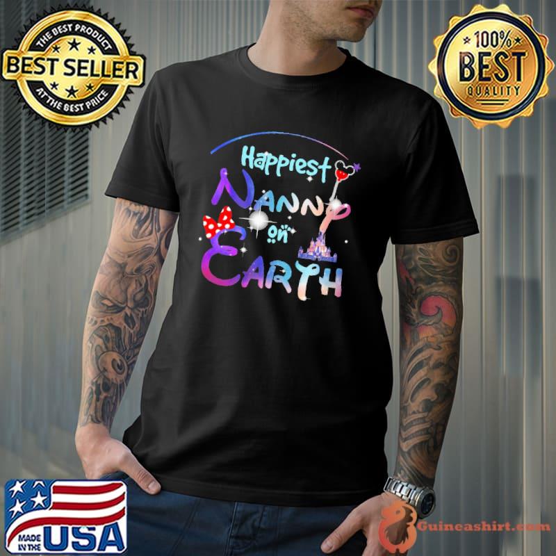 Happiest Nanny On Earth Mickey Shirt