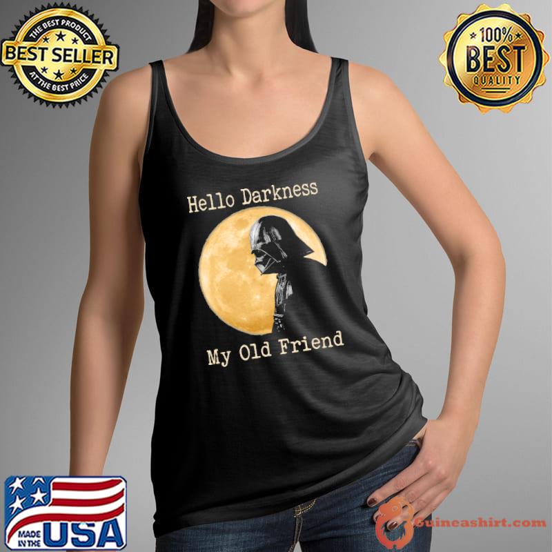 Hello Darkness My Old Friend Stormtrooper Moon Shirt Tank Top
