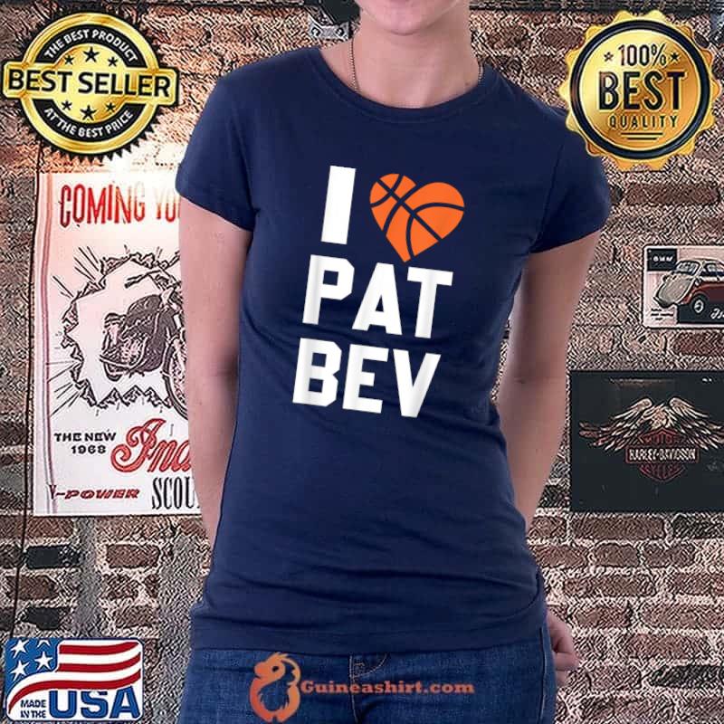 I Love Pat Bev I Heart Pat Bev T-Shirt Ladiestee